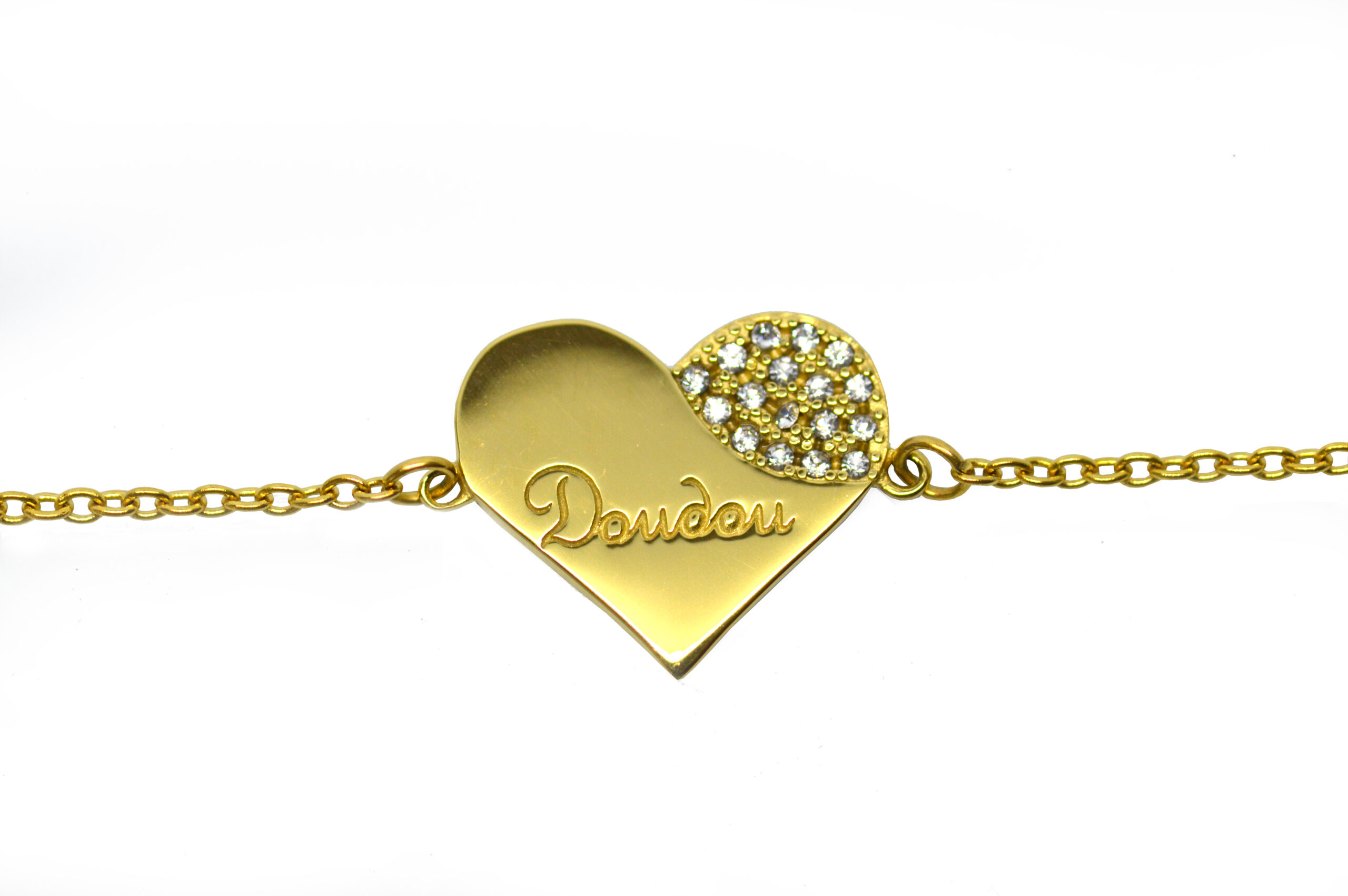 Bracelet cœur Doudou, bijoux antillais, bijoux Martinique, créatrice de bijoux Martinique