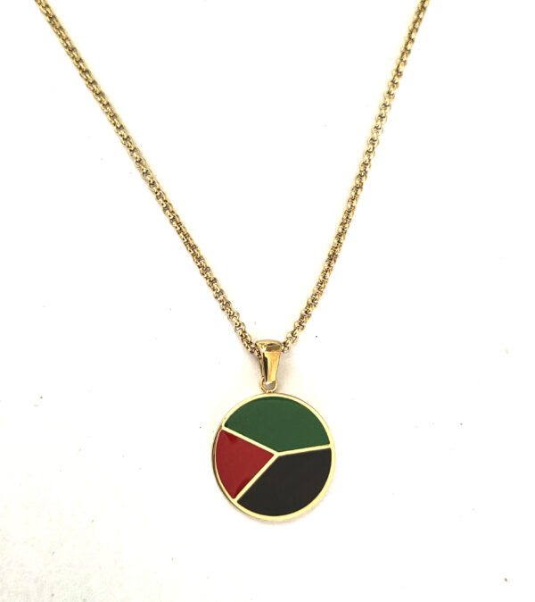 Chaine pendentif Drapeau RVN rond – Image 4