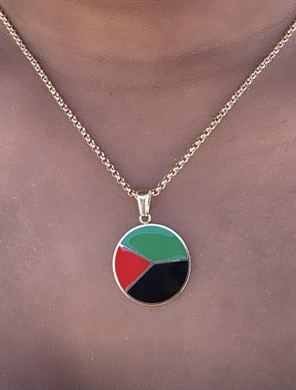 Chaine pendentif Drapeau RVN rond – Image 3