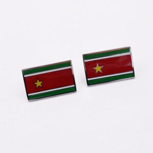 Boucles rectangle grand drapeau de la Guadeloupe