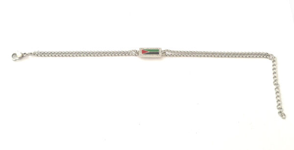 Bracelet RVN rectangulaire strassé – Image 2